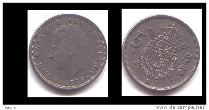 5 PESETAS 1975-78 - 5 Pesetas