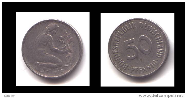 50 PFENNIG 1970 G - 50 Pfennig