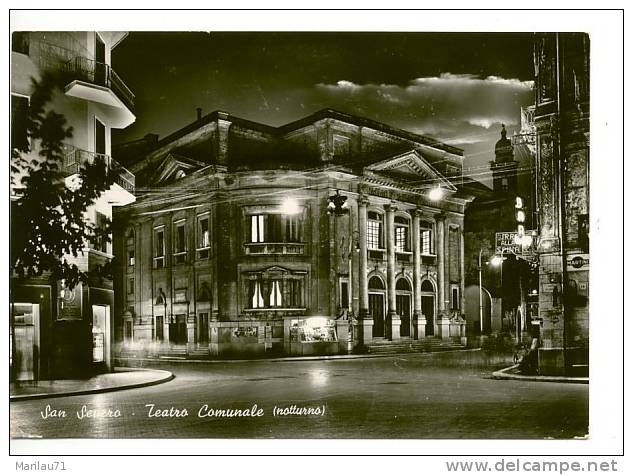 PUGLIA San Severo (Foggia) Teatro 1962 Viaggiata - San Severo