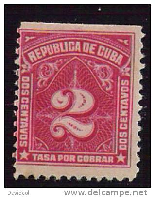 N534.- C U BA.-( 1914 ).- " SELLOS DE TASA  " .- EDIFIL #: 6 - MH - Portomarken