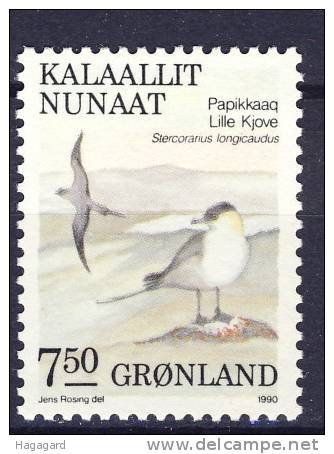 #1990. Greenland. Bird: Skua (IV). Michel 200. MNH** - Ungebraucht