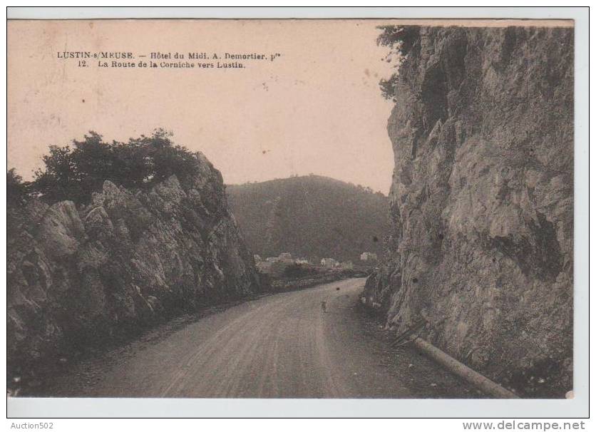 Lustin S/Meuse La Route De La Corniche Vers Lustin 2847 - Profondeville