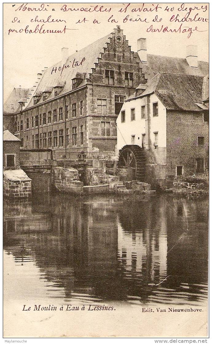 Lessines Le Moulin A Eau 1905 - Lessen