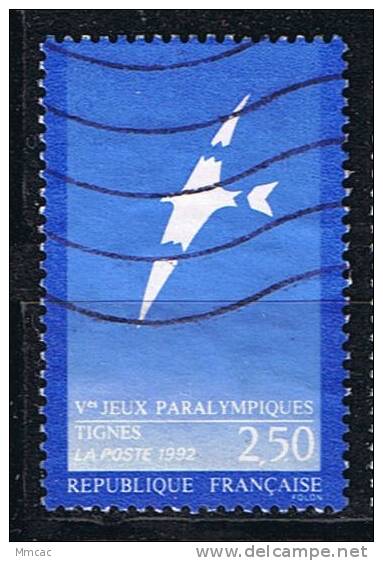 #3591 - France/Jeux Paralympiques, Tignes Yvert 2734 Obl - Handicaps