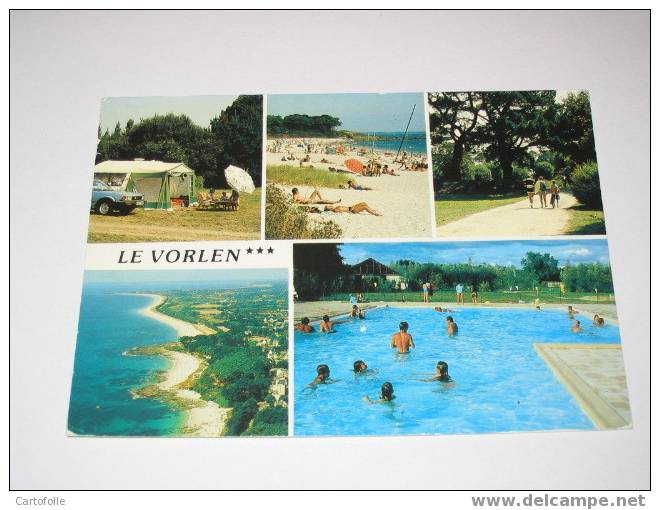 (122) -1- Carte Postale Sur Fouesnant Le Vorlen Camping - Fouesnant