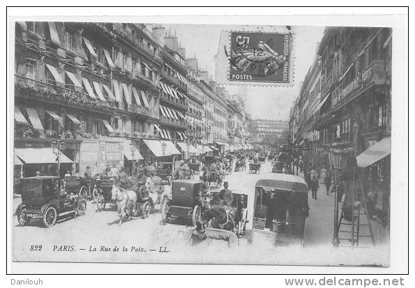 75 // PARIS IIème, Rue De La Paisx, LL 822, ANIMEE - Arrondissement: 02