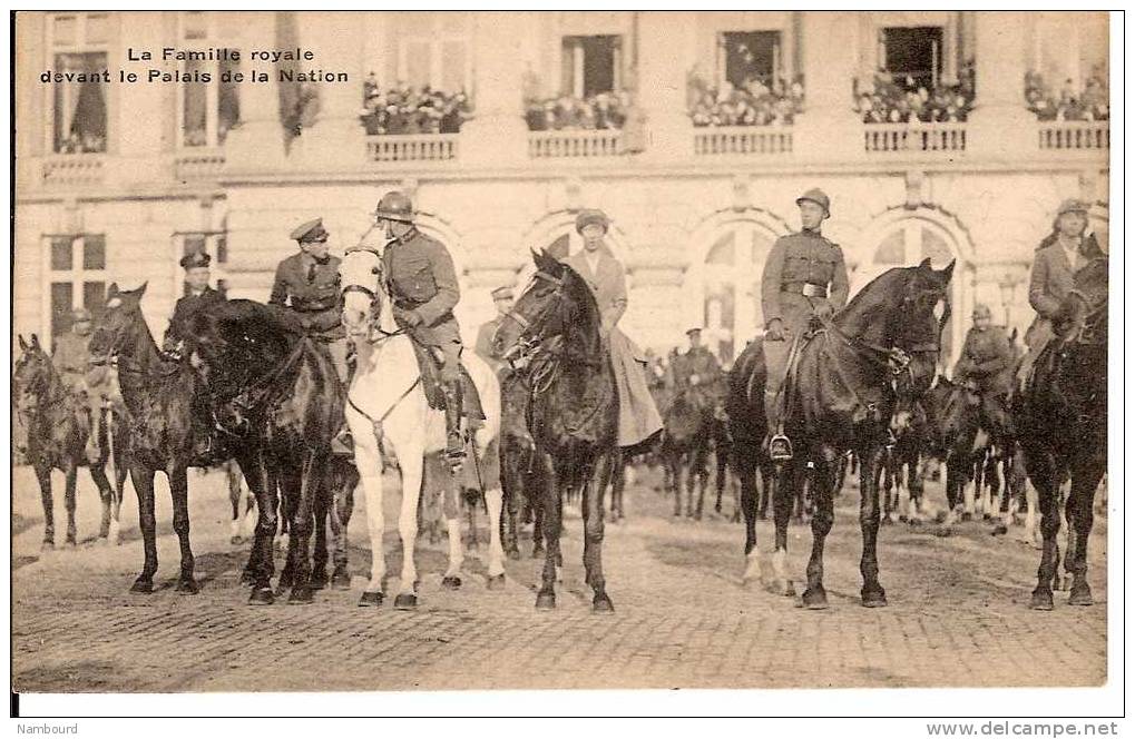 La Famille Royale Devant Le Palais De La Nation - Eventi