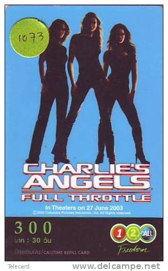 Telecarte THAILAND  (1073) CHARLIE'S ANGELS * Telefonkarte   Film - Cinema - Movie - Kino - Thaïland