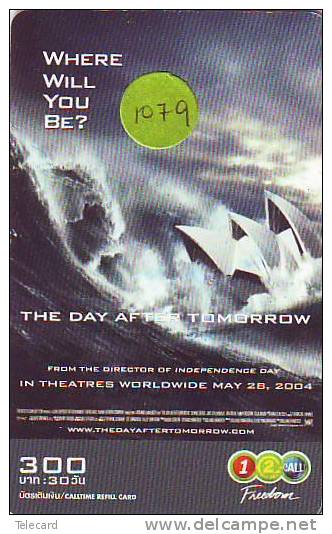 Telecarte THAILAND  (1079) THE DAY AFTER TOMORROW  * Telefonkarte   Film - Cinema - Movie - Kino - Thaïland