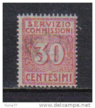 3RG1049 - REGNO 1913 ,  Servizio Commissioni 30 Cent N 1  *** - Tax On Money Orders