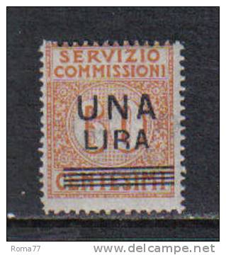 3RG1052 - REGNO 1913 ,  Servizio Commissioni N. 5  * - Vaglia Postale