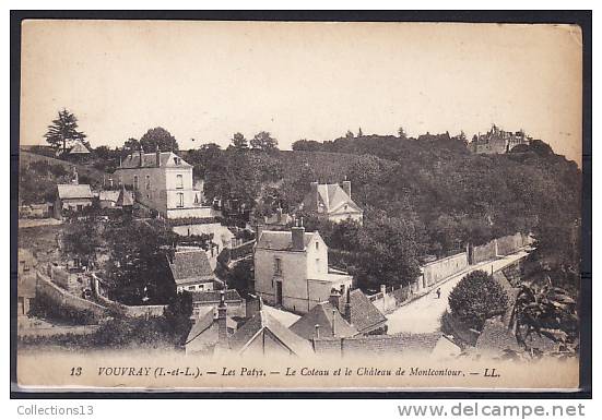 INDRE ET LOIRE - Vouvray - Les Patys - Le Coteau Et Le Château De Montcontour - Vouvray