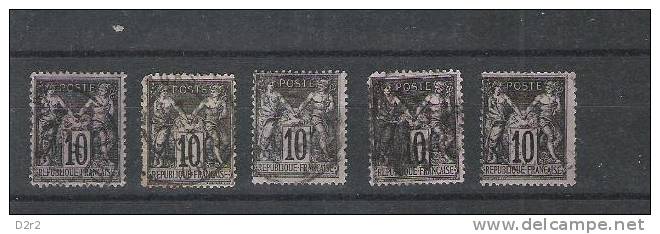 Type Sage Num:103 Type III - 1898-1900 Sage (Tipo III)