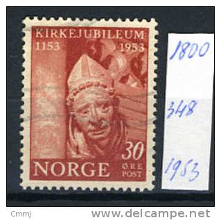 1953. NORVEGIA - NORGE - NORWAY - Unif. Nr. 348 - Stamps Used - Used Stamps