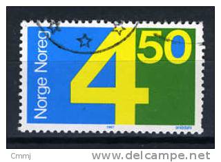 1987. NORVEGIA - NORGE - NORWAY - Unif. Nr. 918 - Stamps Used - Oblitérés