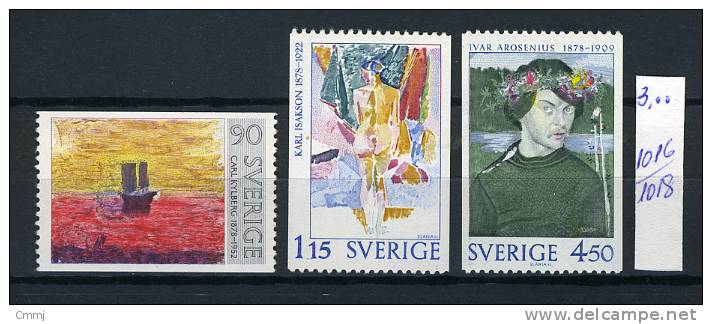 1978. SVEZIA - SWEDEN - Catg. Mi. 1034/1036 - Stamps Mint (F2104...) - Unused Stamps