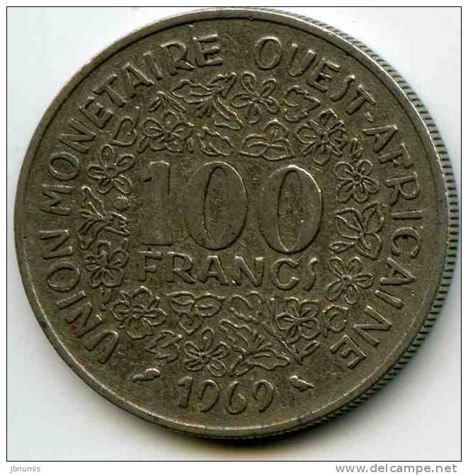 Afrique De L´Ouest West African States Union Monétaire 100 Francs 1969 BCEAO UMOA KM 4 - Autres – Afrique