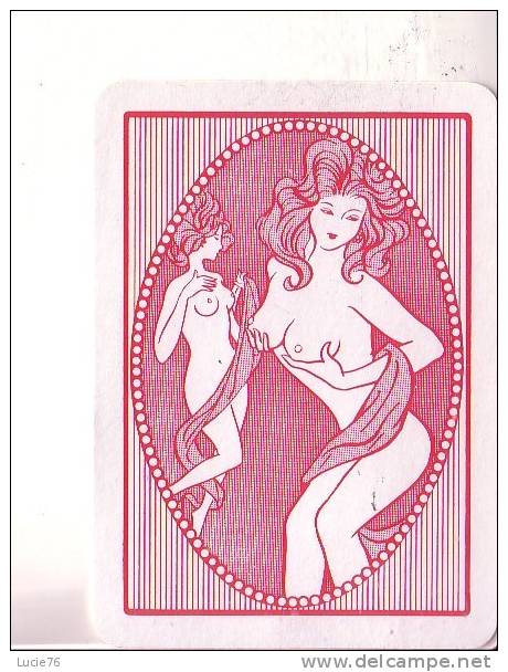 NU  -    Carte à Jouer -   2 De Coeur - Kartenspiele (traditionell)