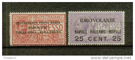 ITALIE POSTE AERIENNE N° 1 & 2 ** - Luftpost