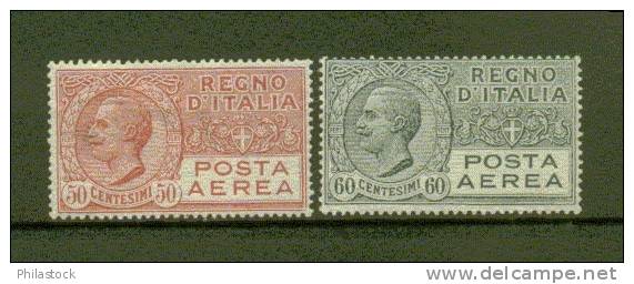 ITALIE POSTE AERIENNE N° 3 & 4 */** - Airmail