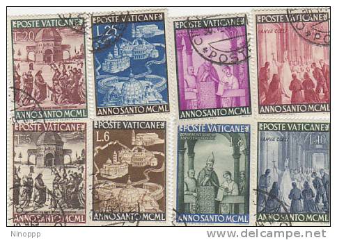 Vatican-1949 Holy Year Used  Set - Used Stamps