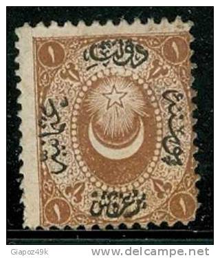 ● TURKIYE  - SEGNATASSE  - 1865  -  N. 6  Nuovo S.g.  -  Lotto  671 - Ongebruikt