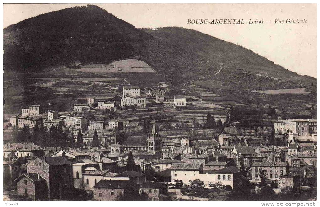 BOURG ARGENTAL VUE GENERALE - Bourg Argental