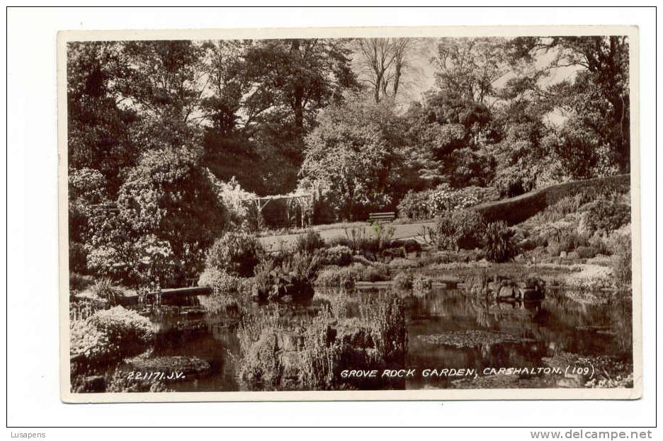 OLD FOREIGN 2316 - UNITED KINGDOM - ENGLAND -  GROVE ROCK GARDEN, CARSHALTON (109) - London Suburbs