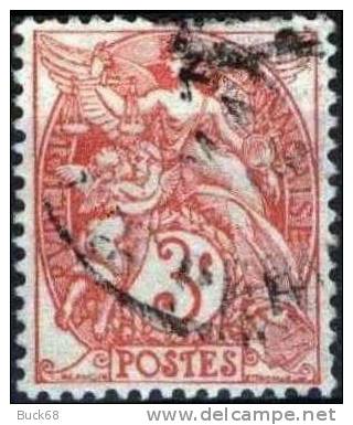 FRANCE 109 (o) Type Blanc #6 - 1900-29 Blanc