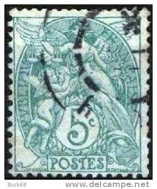 FRANCE 111c (o) Type Blanc #2 - 1900-29 Blanc