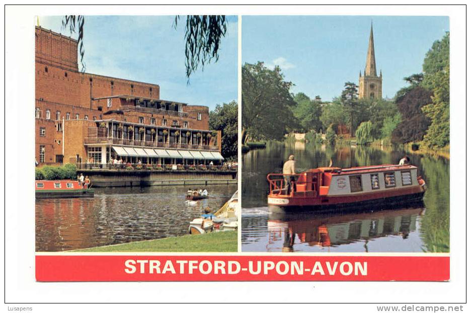 OLD FOREIGN 2378 - UNITED KINGDOM - ENGLAND - STRATFORD-UPON-AVON BOAT - Stratford Upon Avon