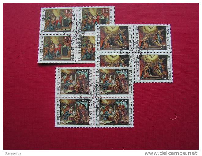 Lichtenstein , 1999 Weinachten 1217-1219  Michel € 14,00 Unter 10% - Blocks & Sheetlets & Panes