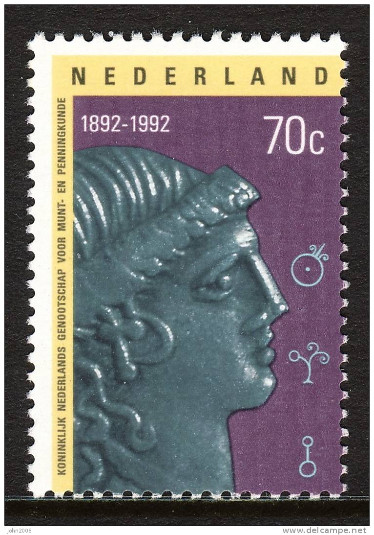 Niederlande / Netherlands 1992 : Mi 1443 *** - Moneta 1892-1992 - Unused Stamps