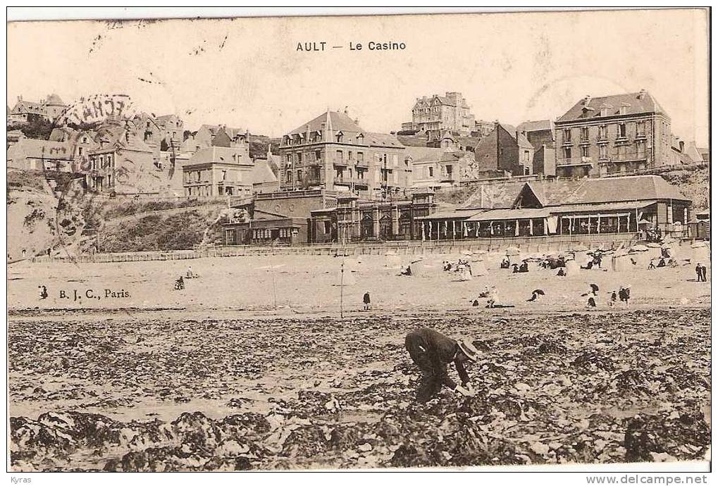 AULT ( 80 ) LE CASINO  . LA PLAGE - Ault