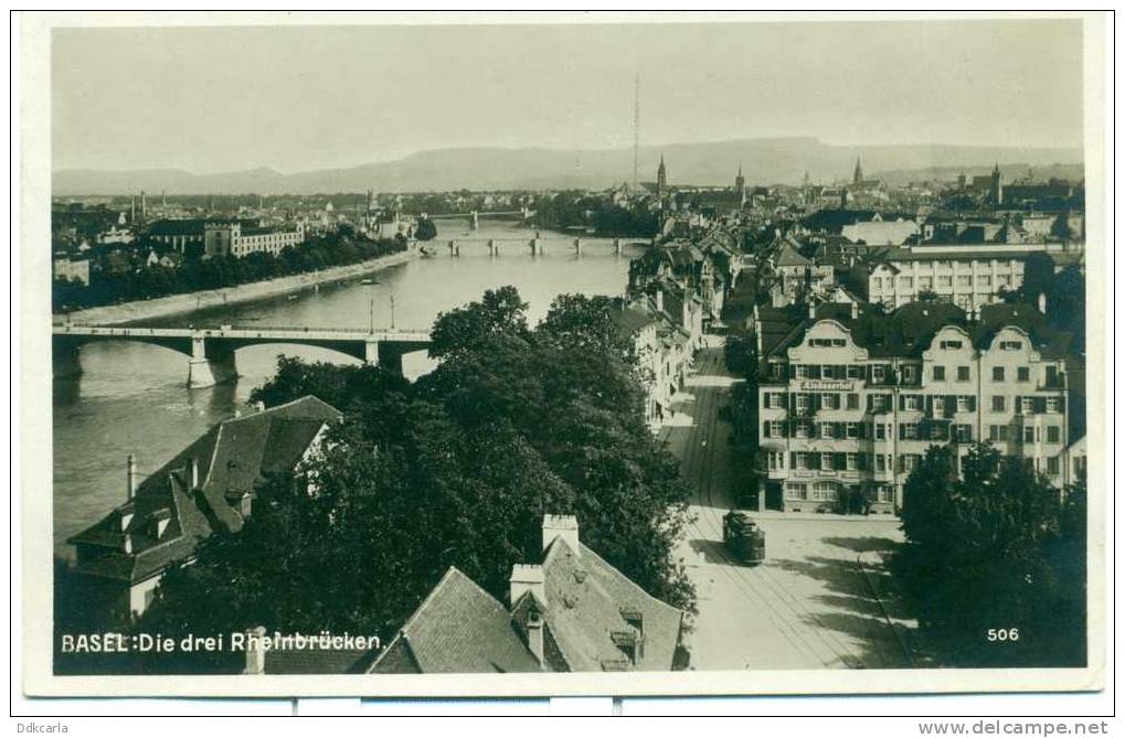 Basel - Die Drei Rheinbrücken - Tram ! - Sonstige & Ohne Zuordnung