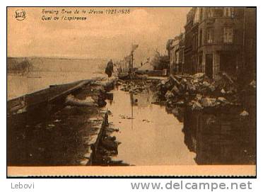 SERAING "Crue De La Meuse 1925/6 - Quai De L´Espérance" Ed. Legia Liège*** - Seraing