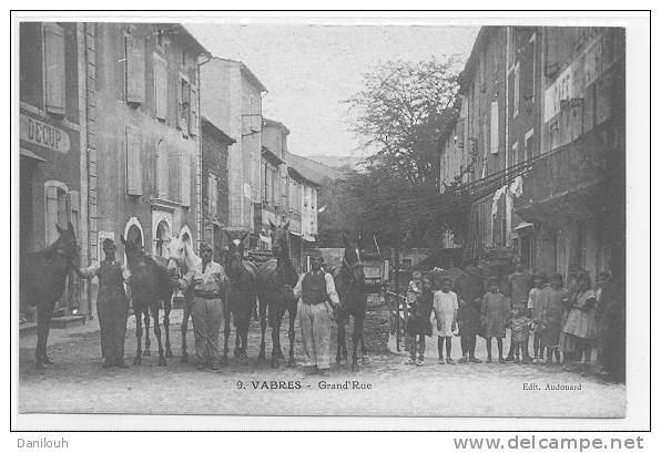 12 // VABRES, La Grand Rue, Ed Audouard, ANIMEE, N° 9 - Vabres