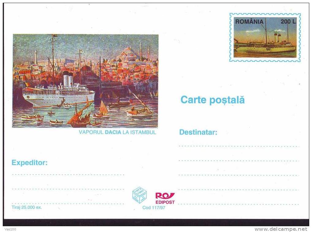 Navigation Sailing Ships Boat 1 PC 1997/117 Romania - Maritime