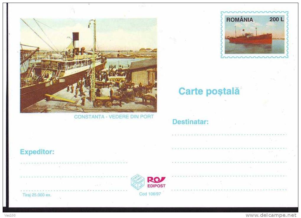 Navigation Bateaux Navires 1 PAP 1997/106 Roumanie - Maritime