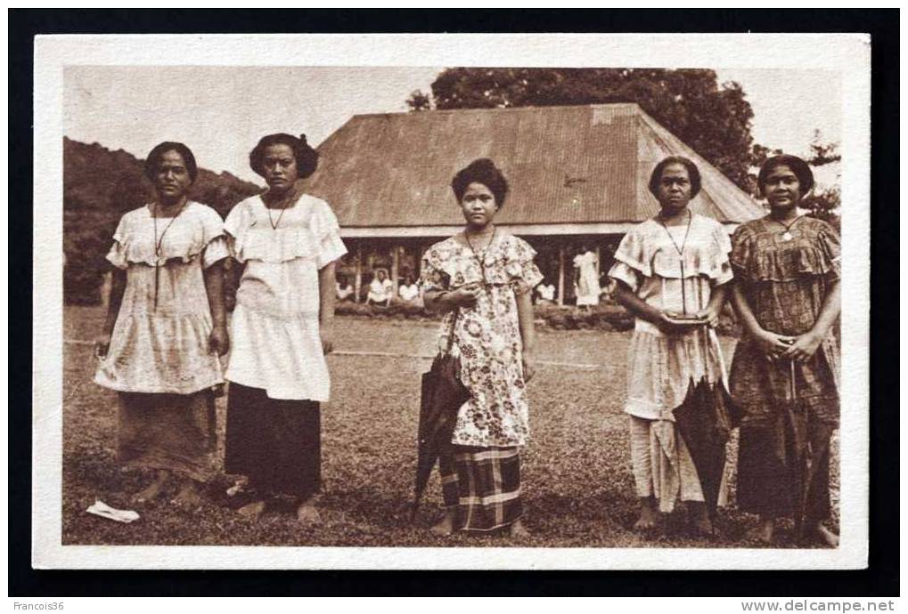 Iles Samoa - Jeunes élèves Des Soeurs D'Apia - Ouvroir St Jean St Léon - Vente De Charité - Excellent état - - Samoa