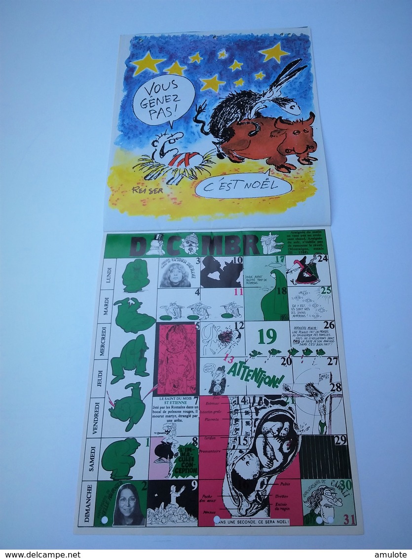 Calendrier Des Familles - BD -1979-  RARE - Diaries