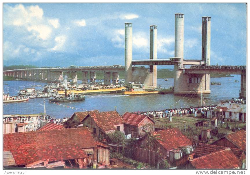 BRASIL, PORTO ALEGRE - PONTE PRES. GETULIO VARGAS CPSM NO CIRCULADA SE VENDE COMO ESTA CUAC - Porto Alegre