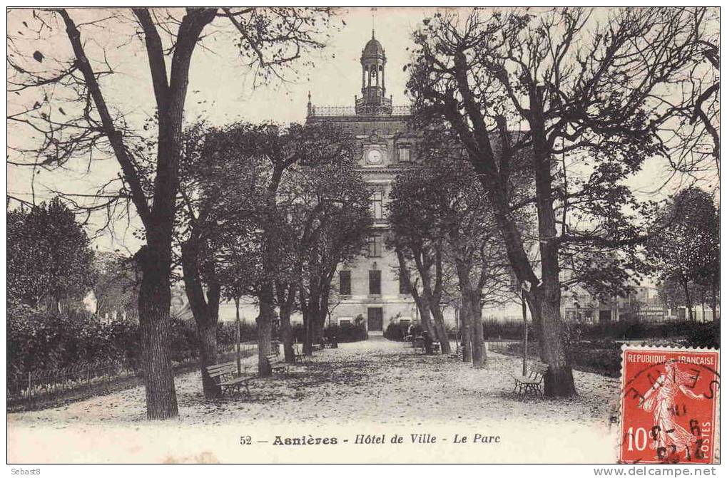 ASNIERES HOTEL DE VILLE LE PARC - Arnières