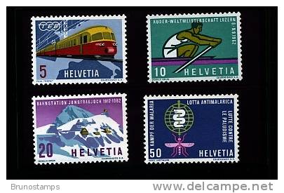 SWITZERLAND/SWEIZ - 1962 PROPAGANDA  SET  MINT NH - Neufs