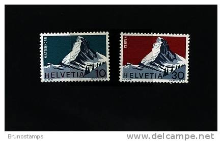 SWITZERLAND/SWEIZ - 1965  MOUNT CERVINO  SET  MINT NH - Unused Stamps