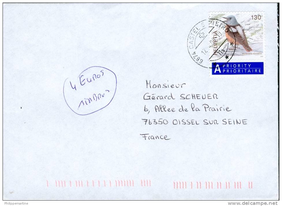 Suisse 2008 - YT 1983 - Seul Sur Enveloppe 116 X 162 - Briefe U. Dokumente