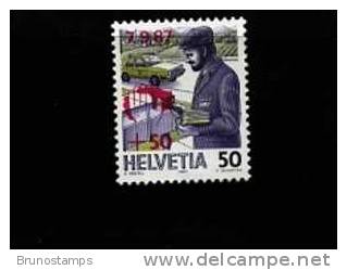 SWITZERLAND/SWEIZ - 1987  OVERPRINTED  MINT NH - Unused Stamps