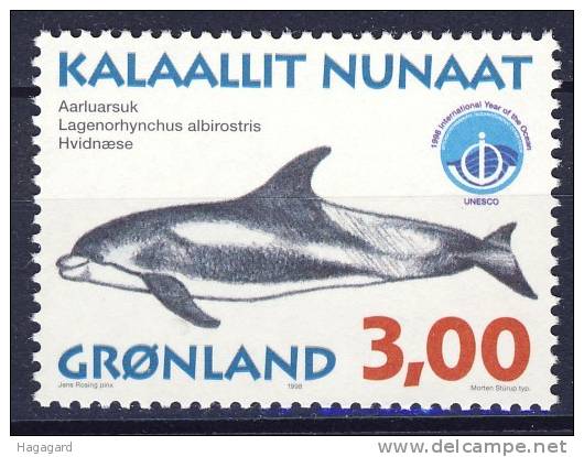 ##1998. Greenland. Whales (3). Michel 317y. MNH(**) - Unused Stamps