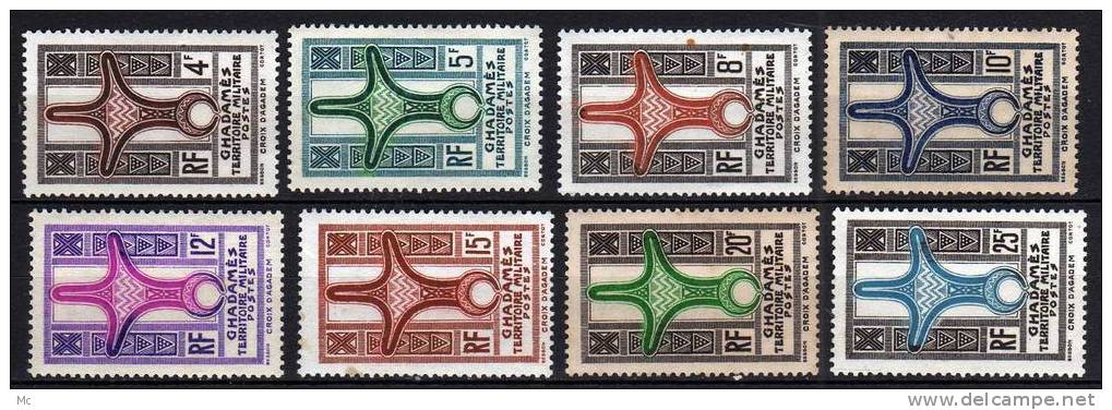 Ghadamès  N° 1 / 8  Luxe ** . - Unused Stamps