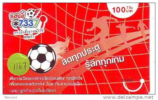 Telecarte THAILAND  (1167)  * Telefonkarte * FUSSBAL - Thailand